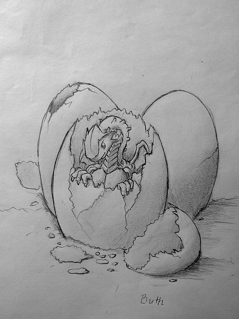 Hatching Baby Dragon