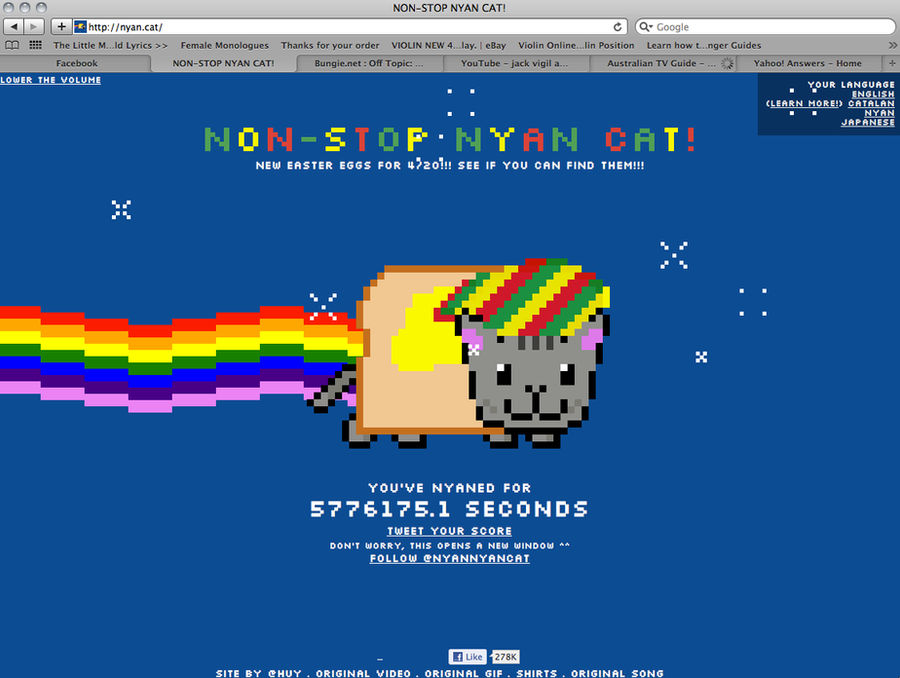 Nyan Raps NYAN CAT WIN. by morticias on DeviantArt
