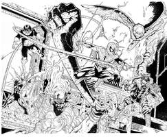 Double Page Spiderman