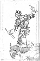 Daredevil Pencils Commss. Low