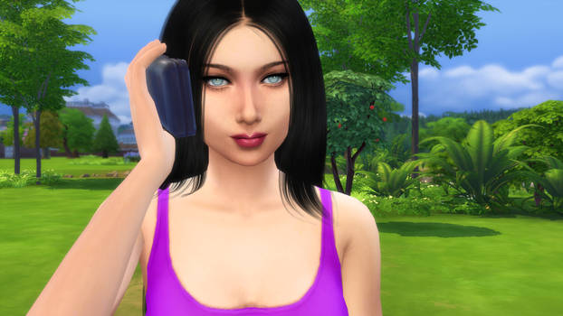 Sims 4 - On the phone