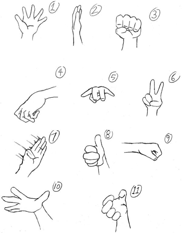 10 Hand Ref Hand Ref Sheet by TrifoonClaw on DeviantArt