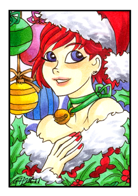 ATC - Holiday Scarlett