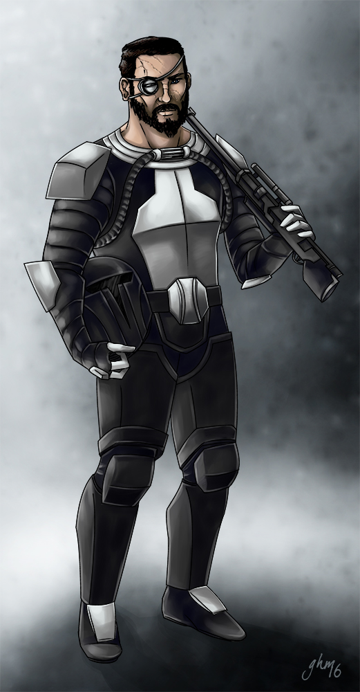 Taffiss Ordo - Mandalorian Warrior by Asarea