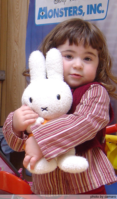 princess with bunny