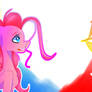 Pinkie Pie and Applejack