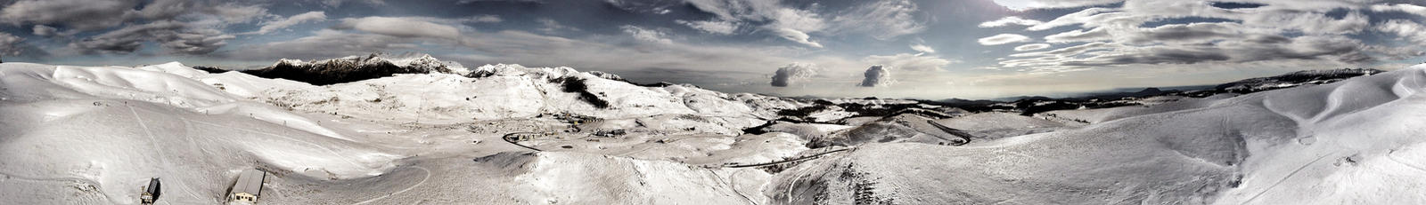 Snow, wind and sun in Lessinia