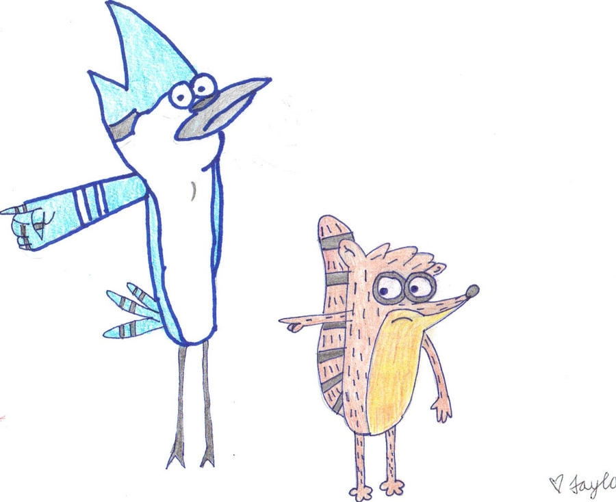 Mordecai and Rigby by YamiTaylourIshtar95 on DeviantArt