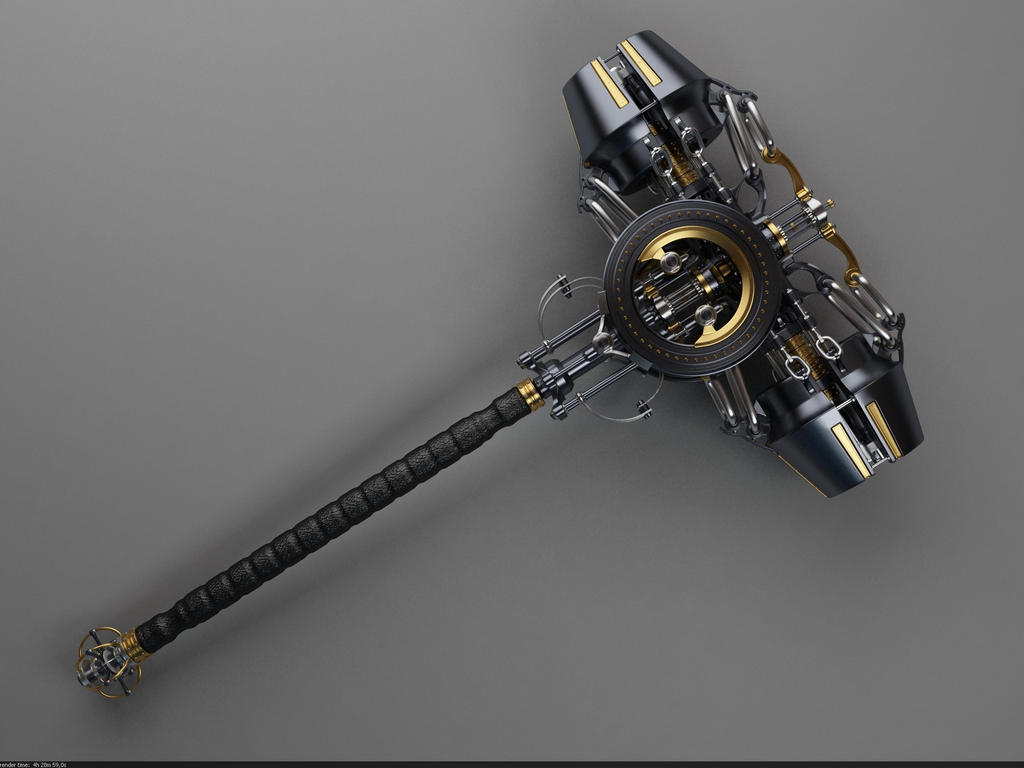 Heretic Crusher Hammer: Top view