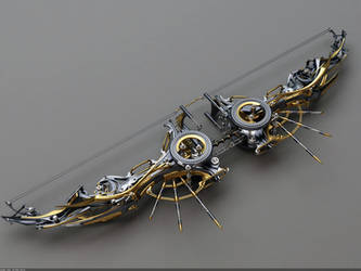 Heretic Composite Bow: Top view