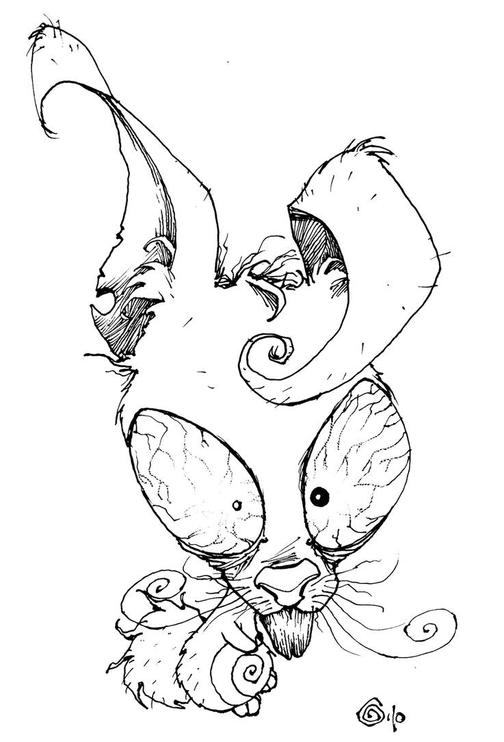 weird rabbit by BenBASSO on DeviantArt