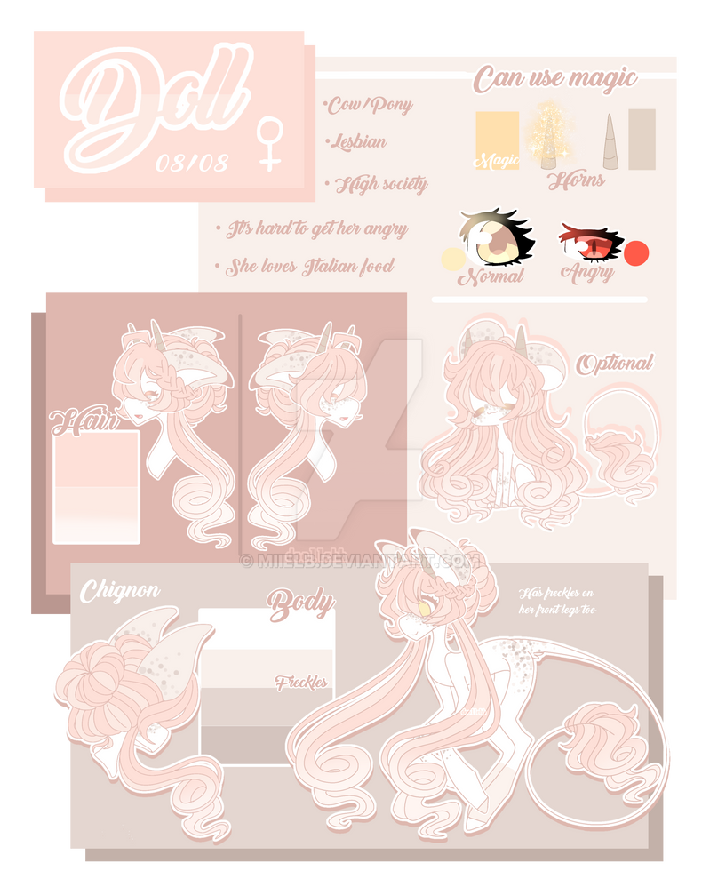 Reference Model Doll Doll's reference by MiielB on DeviantArt