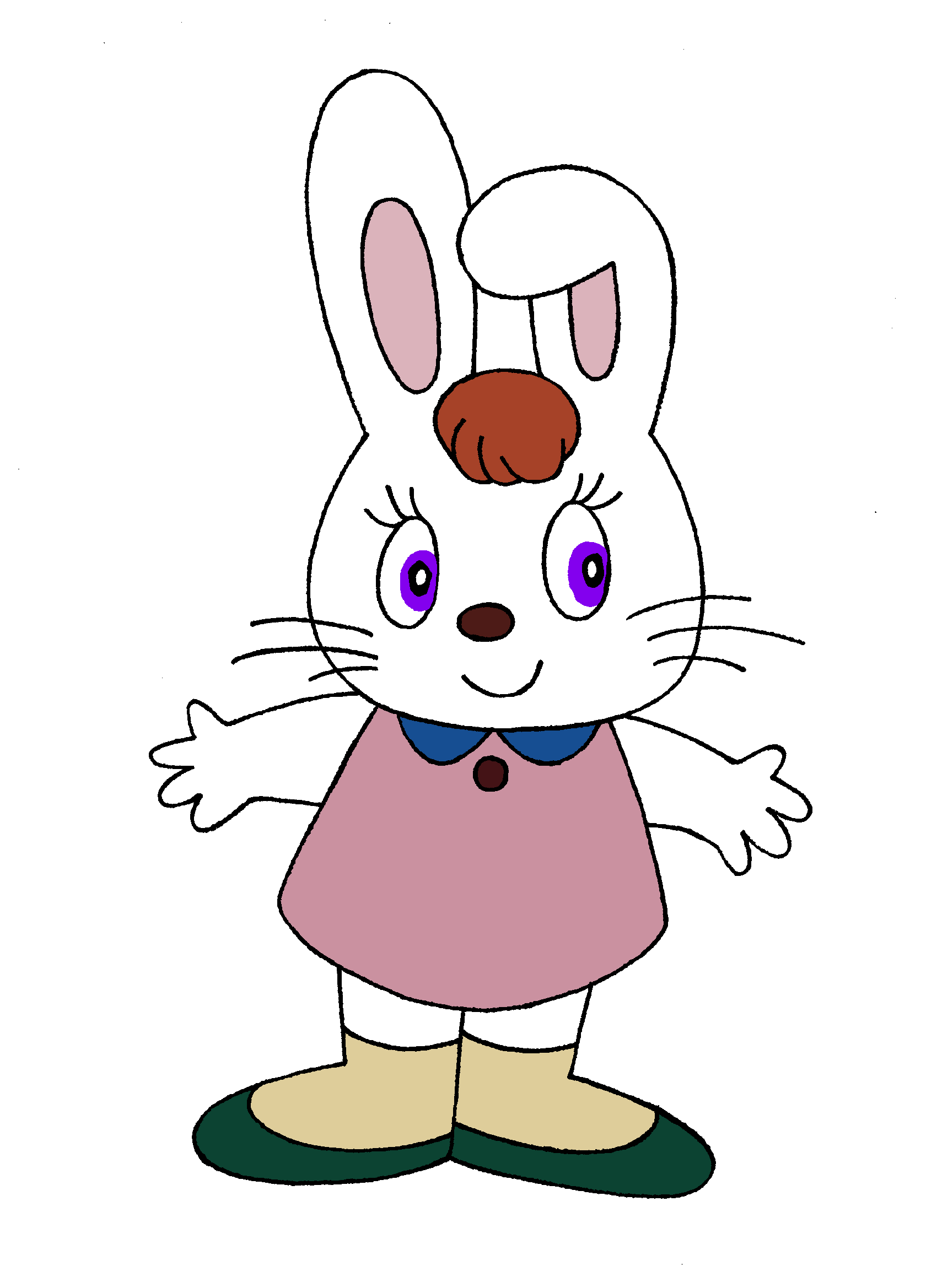 Mimithe Rabbit Mimi Rabbit's purple eyes by pingguolover on DeviantArt