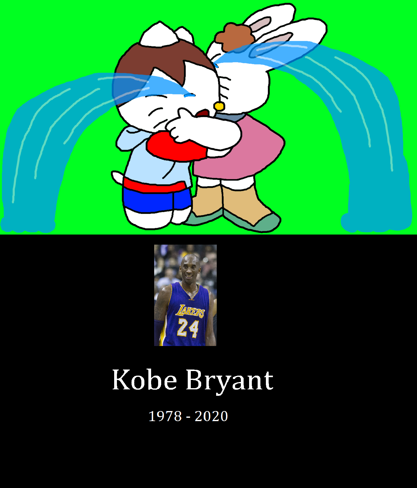 Ian And Mimi Crying Because Kobe Bryant Died By Pingguolover On Deviantart
