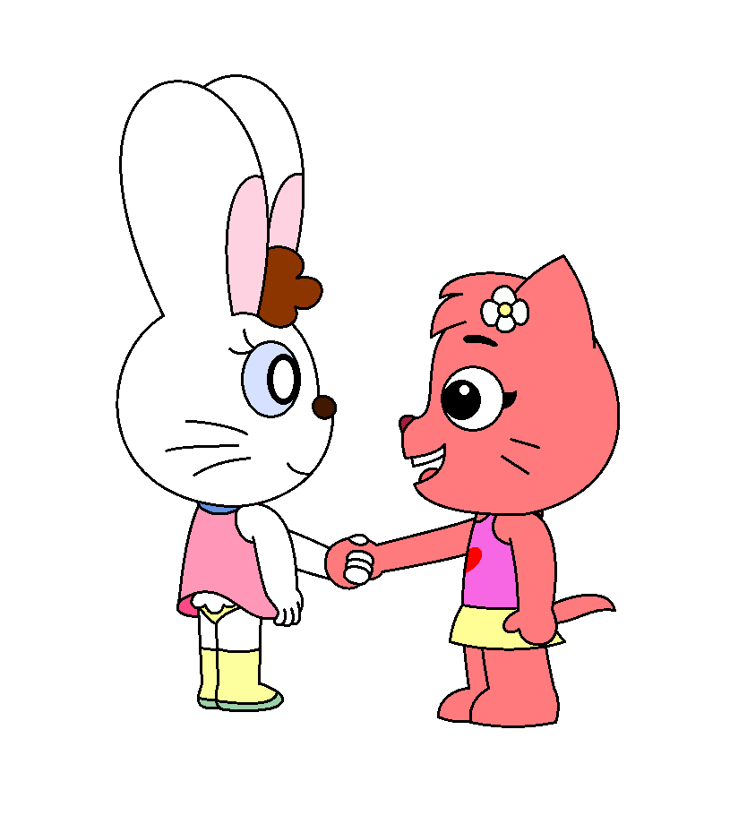 Deviantart Mimi Rabbit Kate (PlayKids) talking to Mimi Rabbit (AOTLK) by pingguolover on ...
