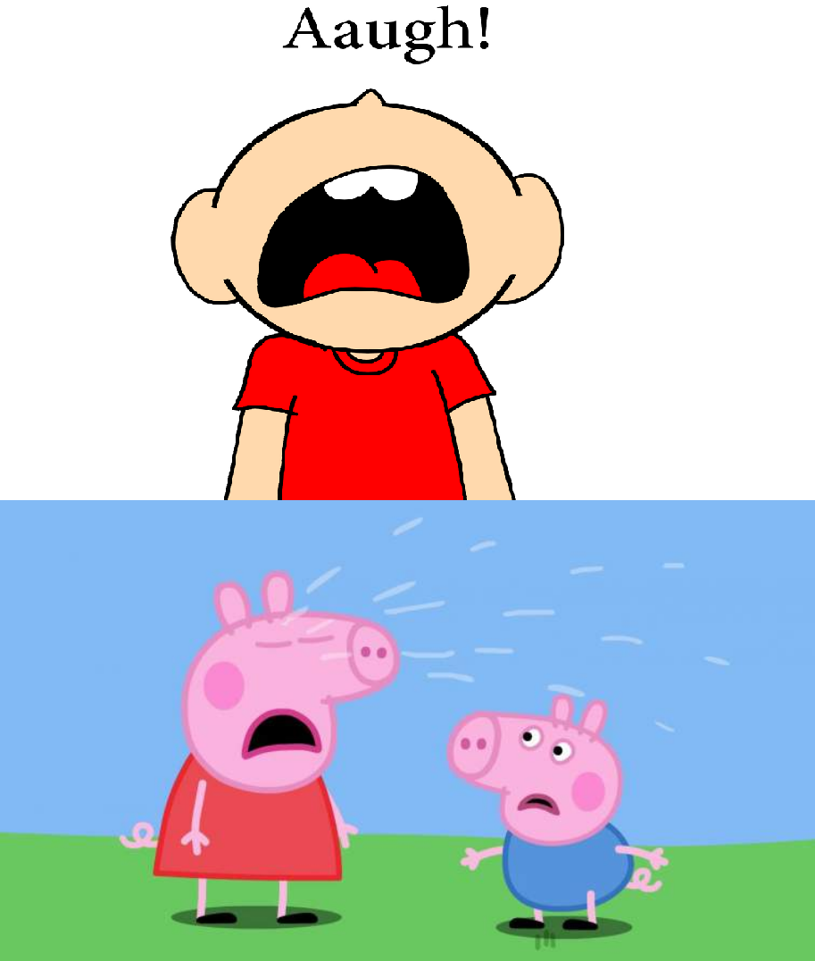 PEPPA PIG GRU MAD on Make a GIF