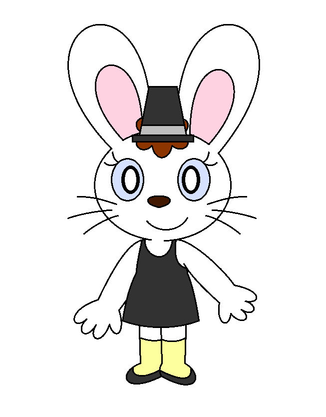 Mimi Rabbit in Pilgrim Costume by pingguolover on DeviantArt