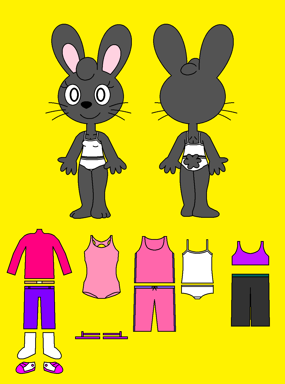 Jillian Rabbit Reference Sheet by pingguolover on DeviantArt