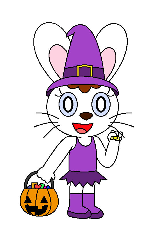 Mimi Rabbit as a witch by pingguolover on DeviantArt