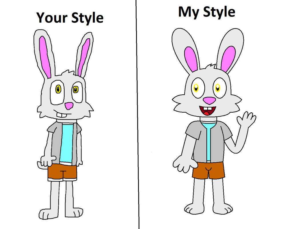 Rex the Rabbit Style Meme by pingguolover on DeviantArt