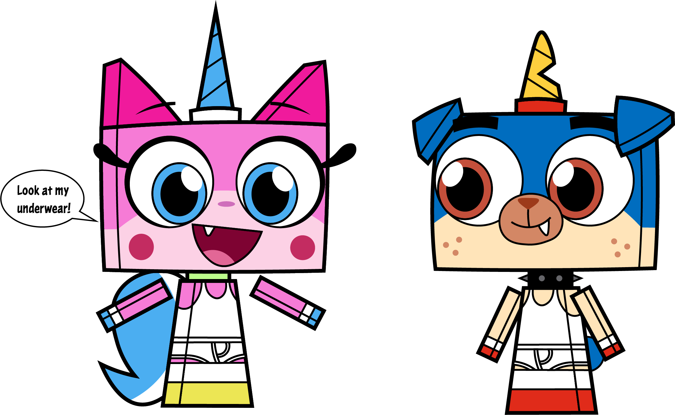 Unikitty and Puppycorn in their tighty-whities by pingguolover on ...