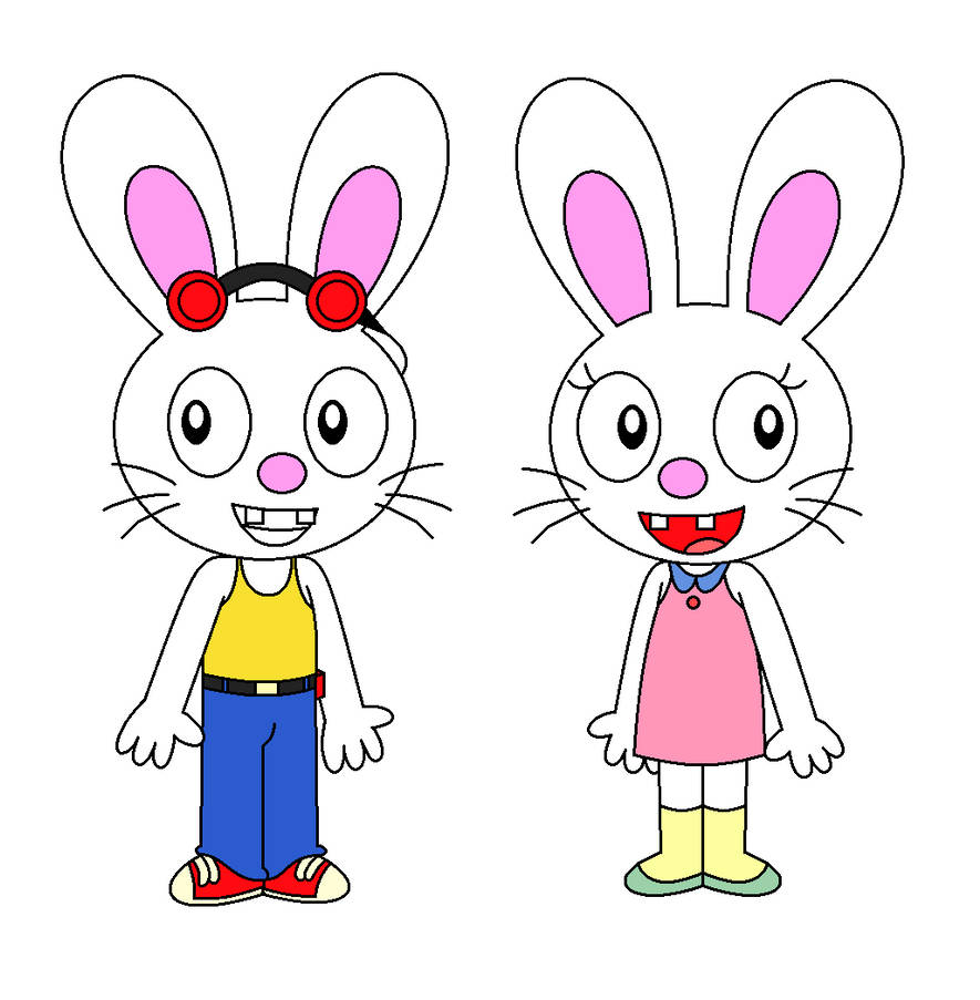 Deviantart Floppy Rabbit Miles and Sara as Floppy and Mimi by pingguolover on DeviantArt