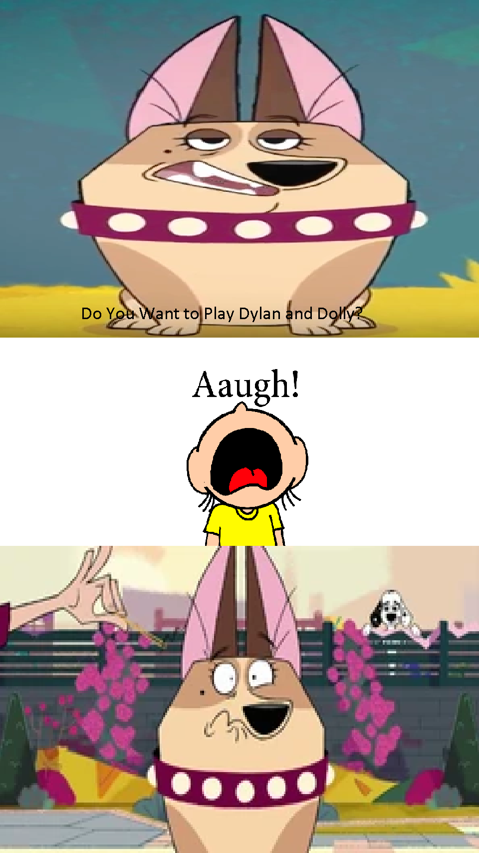 Maggy screaming at Dora and Friends 2 by pingguolover on DeviantArt