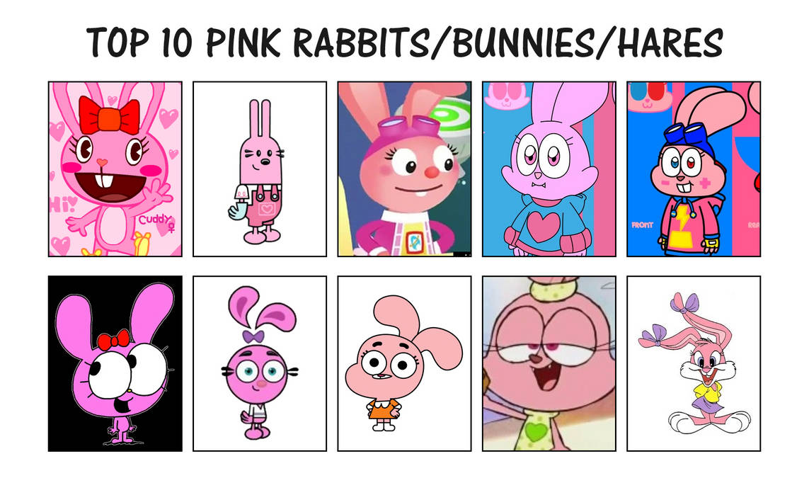 Top 10 Pink Rabbits by pingguolover on DeviantArt