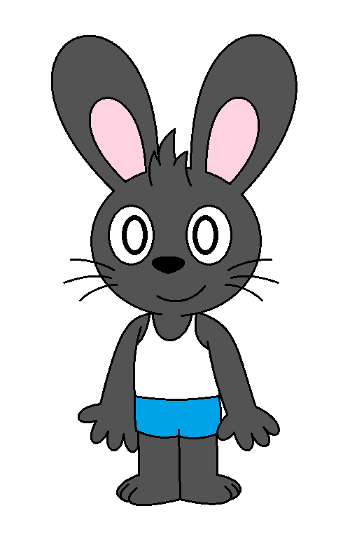 Gerald Rabbit as Siggy the Black Bear by pingguolover on DeviantArt