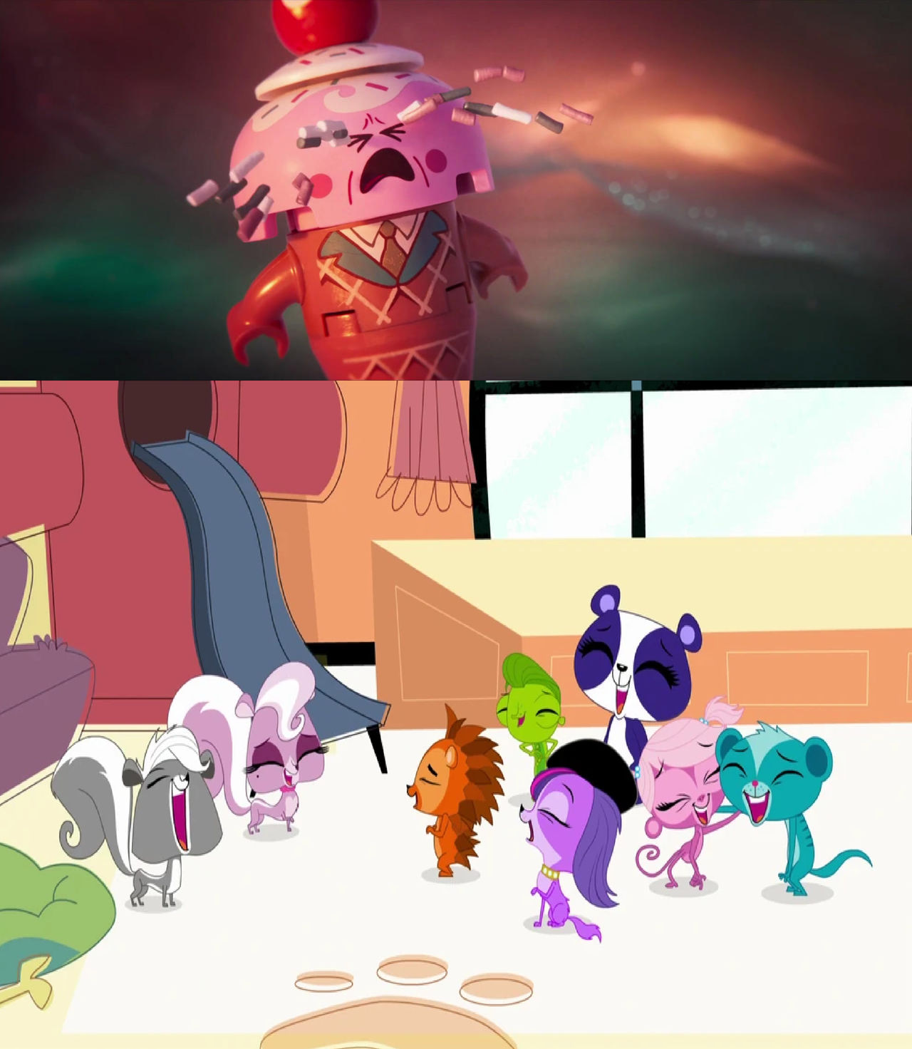 LPS Pets laugh at Ice Cream Cone crying by pingguolover on DeviantArt