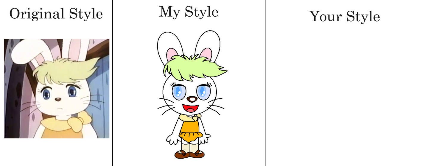 Diana Rabbit Diana the Moon Rabbit Style Meme by pingguolover on DeviantArt