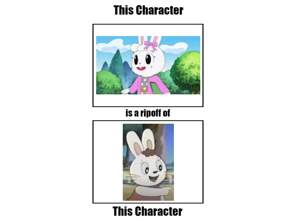 Mimi-Lynne is a ripoff of Mimi Rabbit by pingguolover on DeviantArt