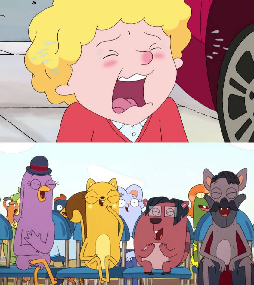 The audience laughs at Peter crying by pingguolover on DeviantArt