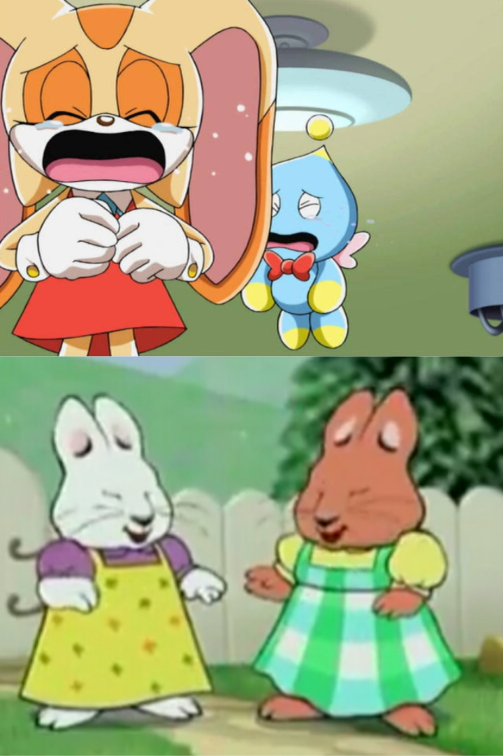 Ruby Rabbit Cry Ruby and Louise laugh at Cream and Cheese crying by pingguolover on ...