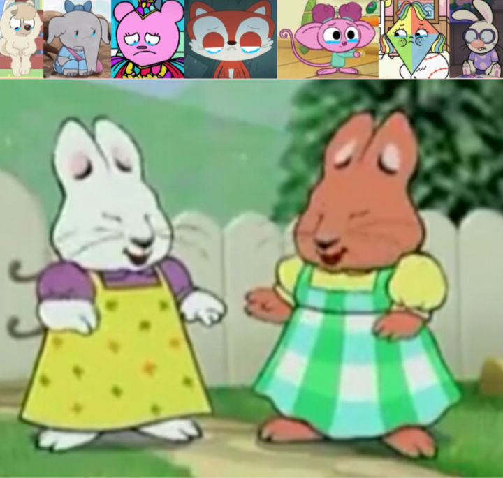 Ruby Rabbit Cry Ruby and Louise laugh at the Powerful Kids crying by pingguolover on ...