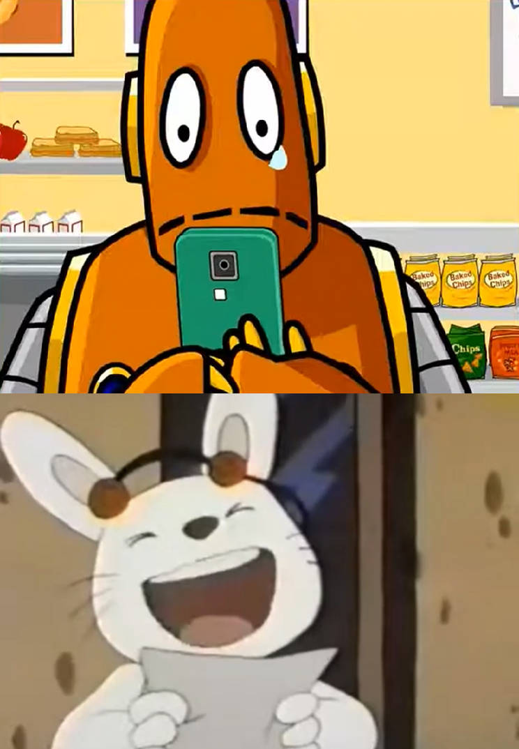 Floppy laughs at Moby crying by pingguolover on DeviantArt