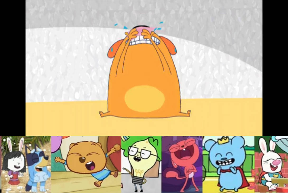 Ruff Ruff Lauthing The Harmony Kids laughing at Ruff Ruffman crying by pingguolover on ...