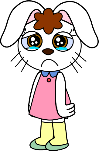 Mimi Rabbit Crying A Little And To Cry Very Loudly by pingguolover on ...