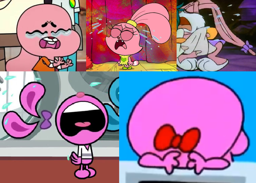 Pink Bunnies Crying Update by pingguolover on DeviantArt