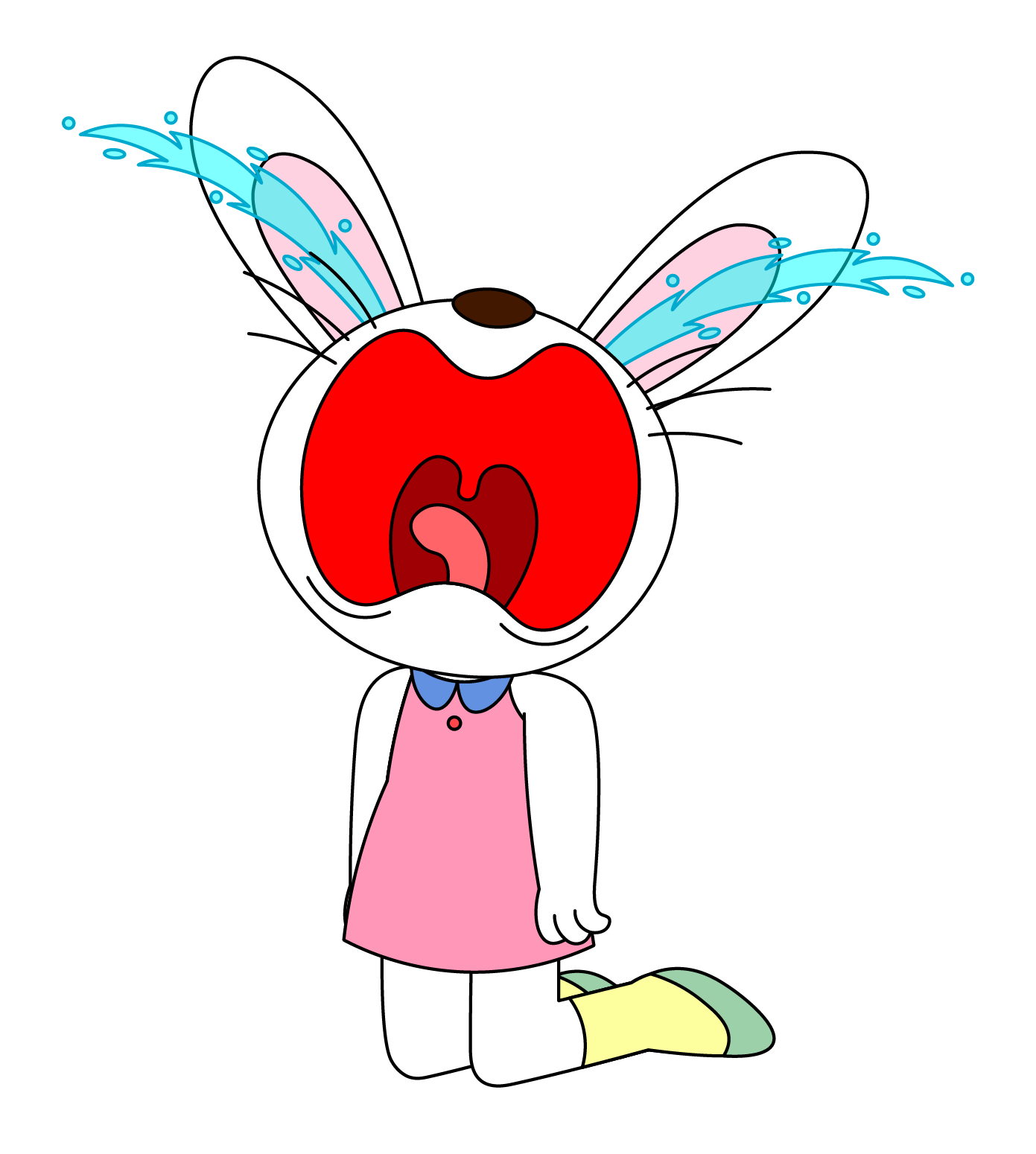 Deviantart Mimi Rabbit Mimi Rabbit crying while losing her clothing by pingguolover on DeviantArt