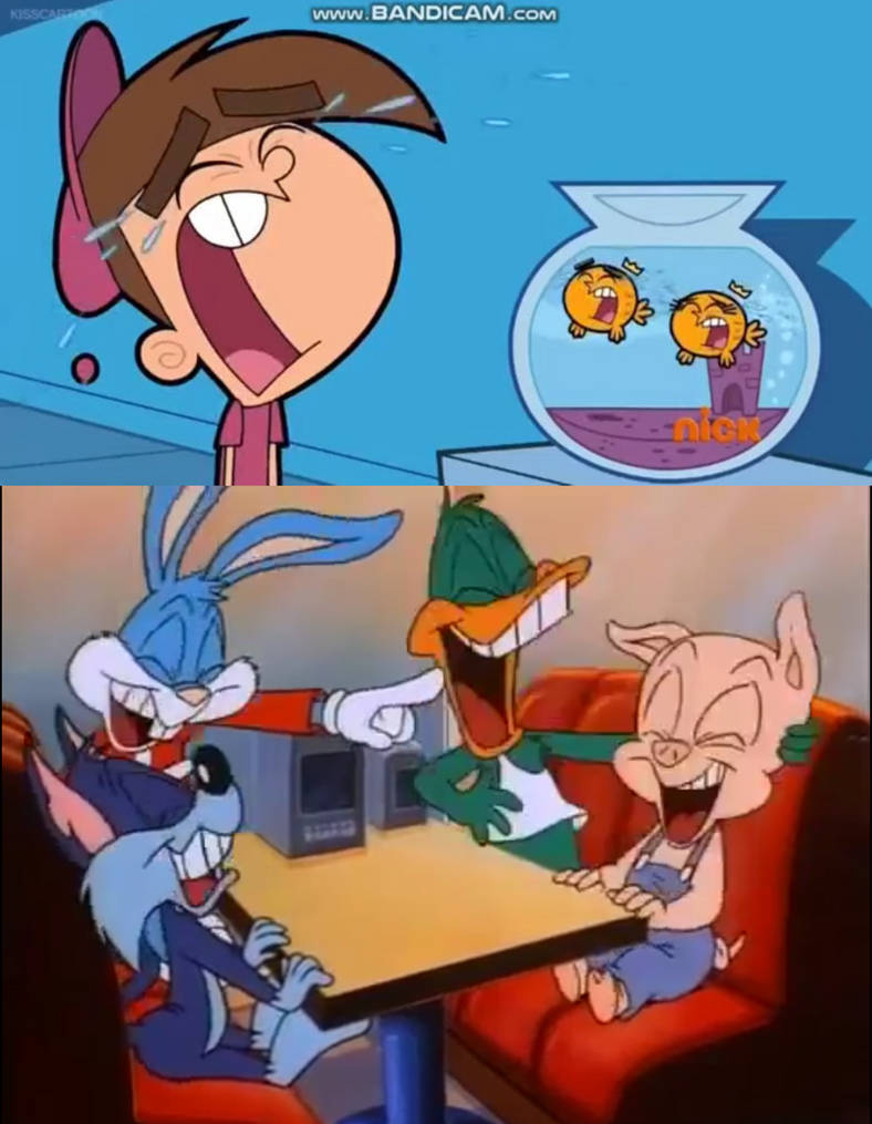 Crying Wanda Deviantart Tiny Toons laugh at Timmy, Cosmo and Wanda crying by pingguolover on ...