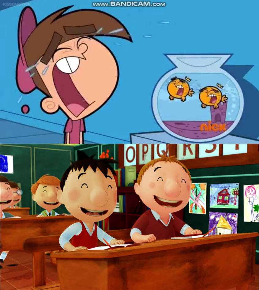 Crying Wanda Deviantart The class laughs at Timmy, Cosmo and Wanda crying by pingguolover on ...