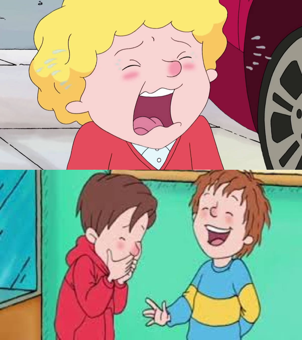 Ralph and Henry laugh at Peter crying by pingguolover on DeviantArt