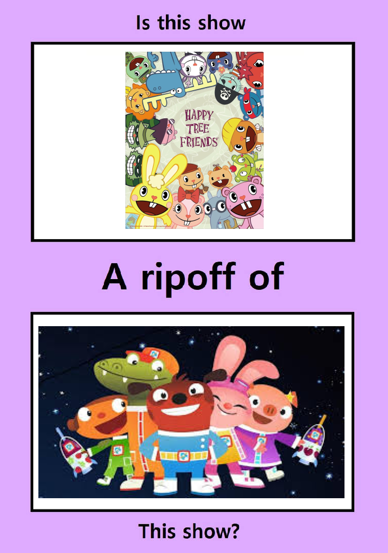 Is Happy Tree Friends a ripoff of Astroblast? by pingguolover on DeviantArt