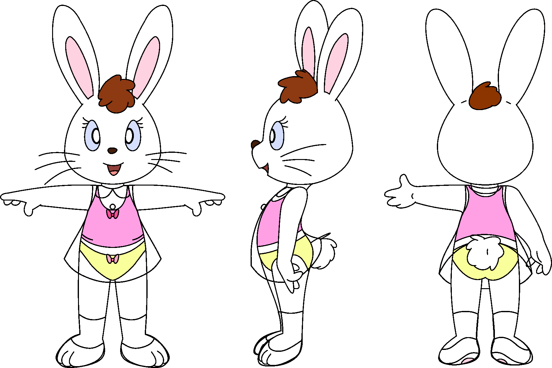 Mimi Rabbit Model X-ray by pingguolover on DeviantArt