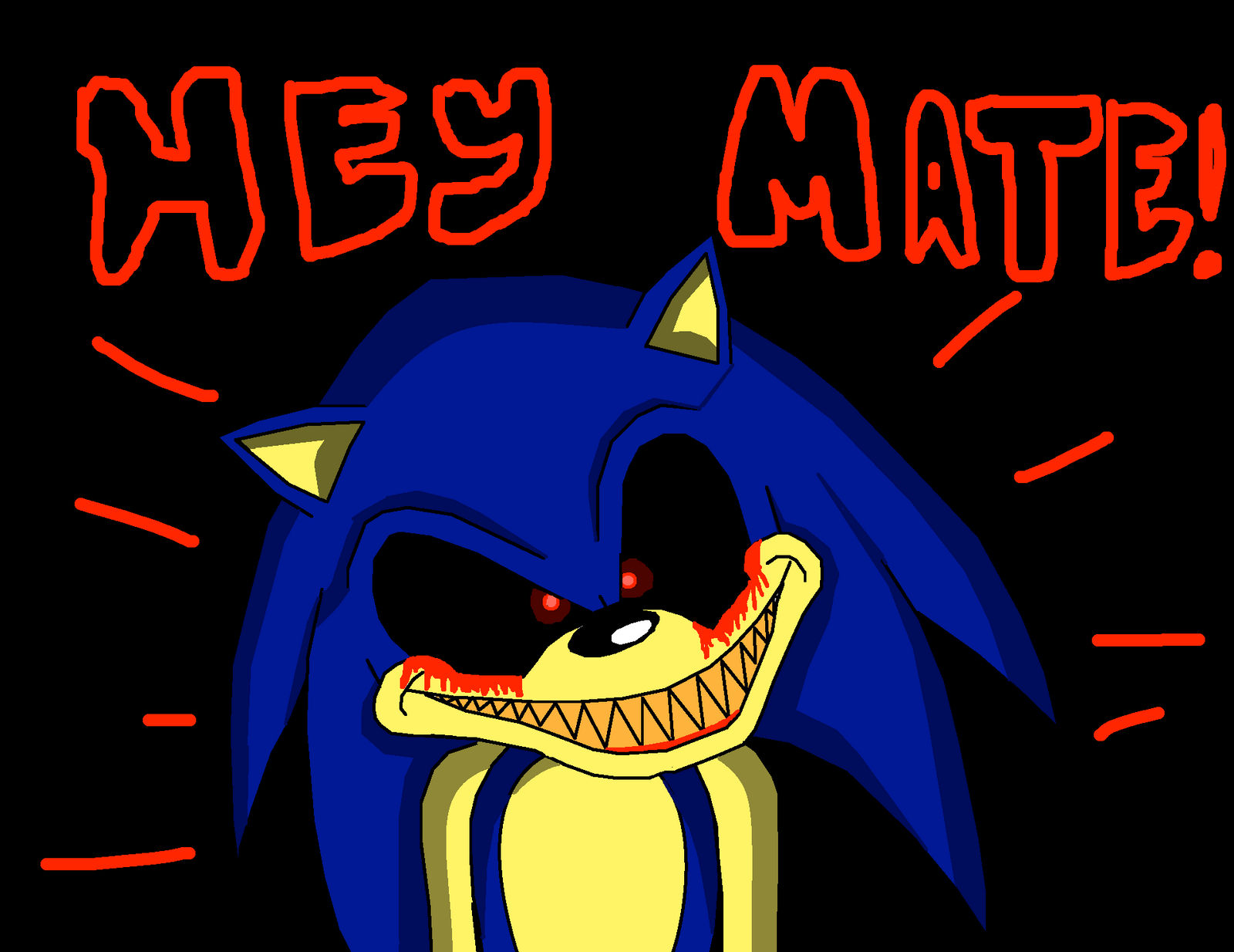 Evil sonic by el4023 on DeviantArt