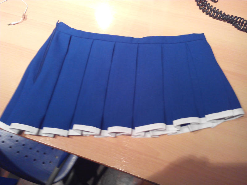 Sayaka Miki cosplay - Skirt WIP