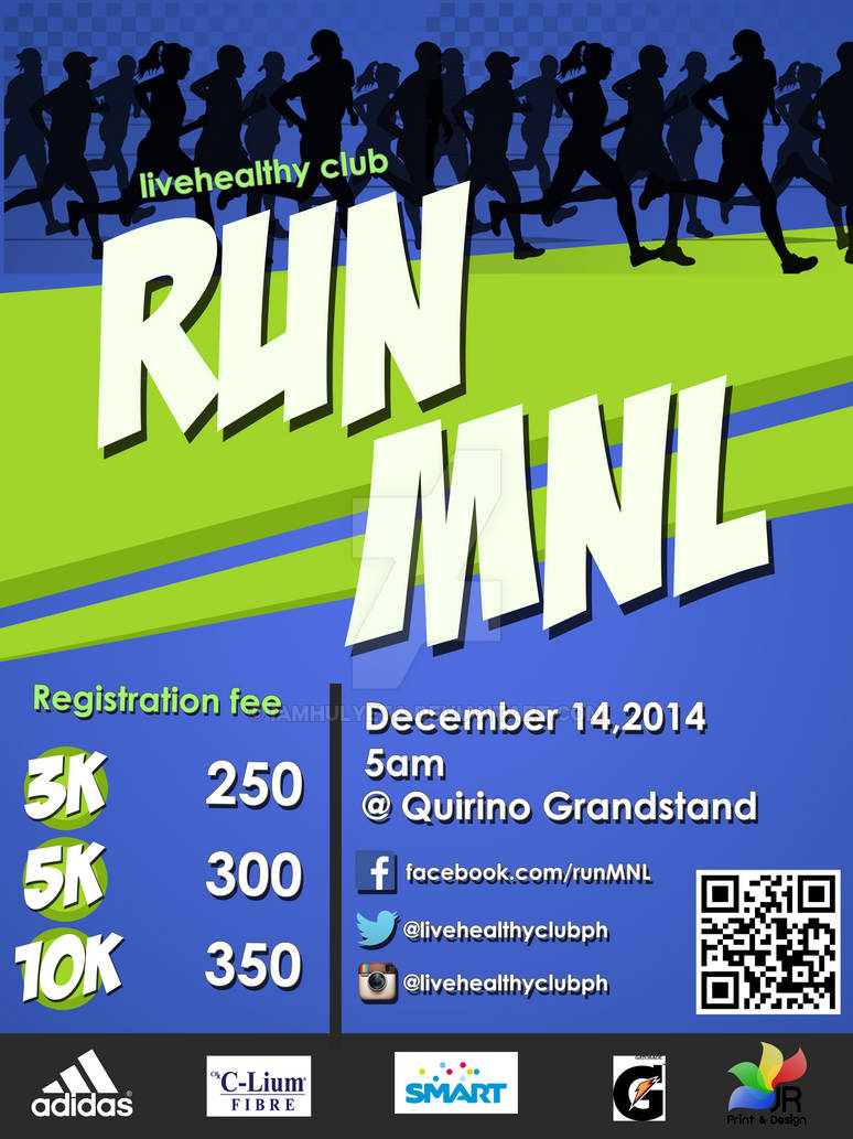 Fun run poster by IamHulyeta on DeviantArt