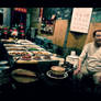 Open air restaurant in Pingyao