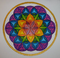 Rainbow Flower of Life